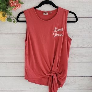 Junk Food x Disney | "Good Times" Red Tie Tank